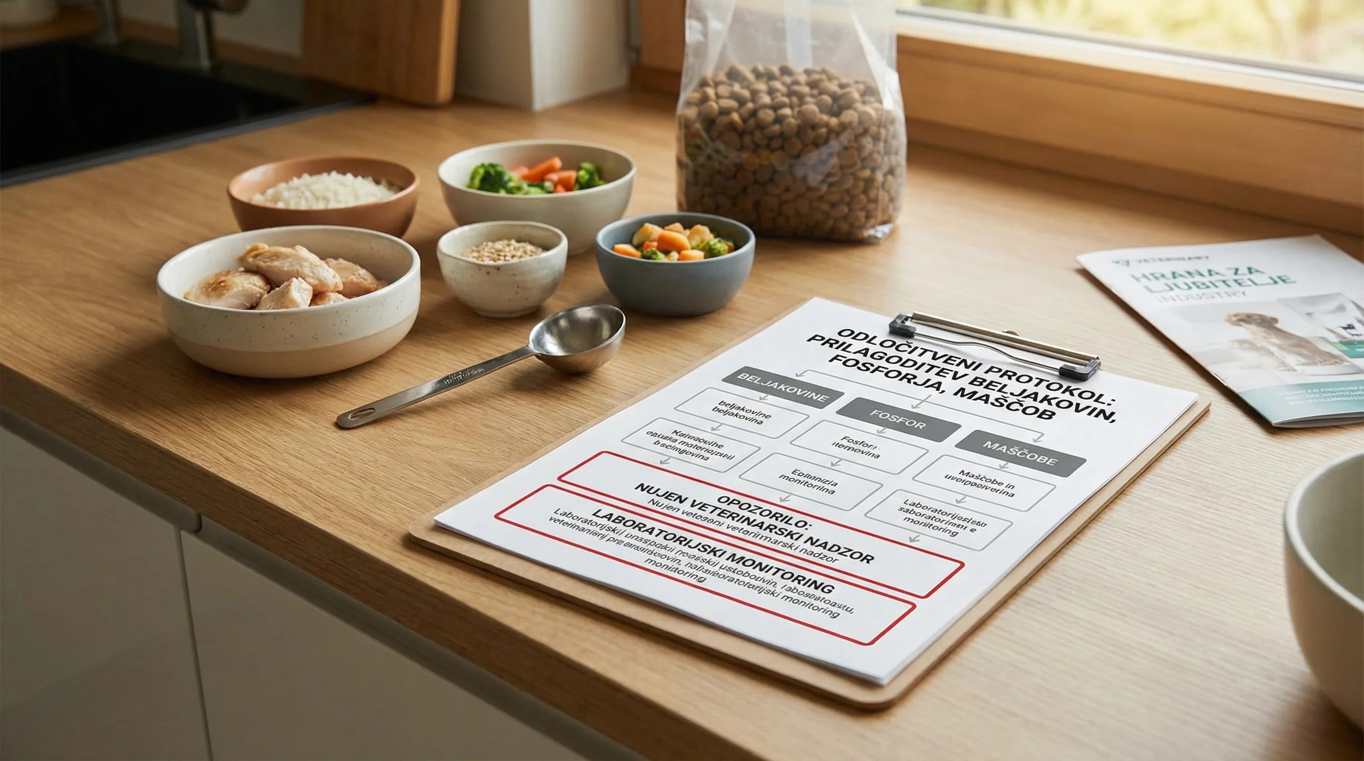 Ledvice in jetra pri psih: varnejše prehranske izbire doma