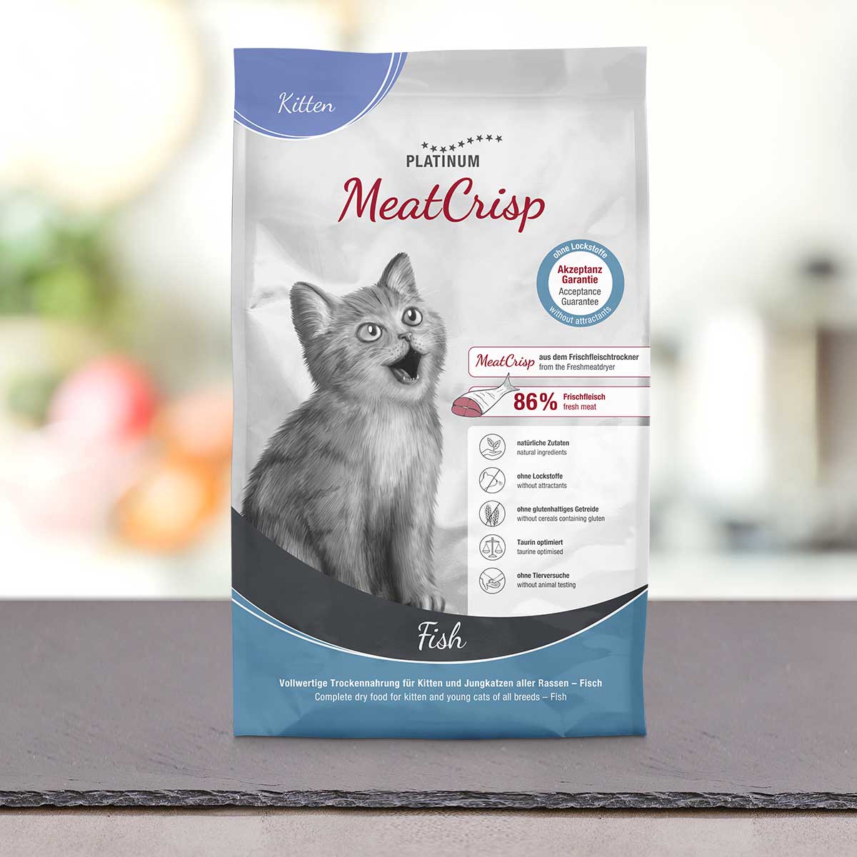 MeatCrisp Kitten Fish, suha hrana za mačke